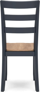 Gesthaven Solid Wood Frame Dining Chair Set 2 White Natural