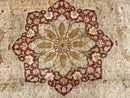 Palace Size Pak Persian Rug 13x17, Haji Jalili Design, Beige and Rust, Wool Hand Knotted, Fine 260 KPSI