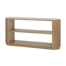 Mirod Modern Entryway Console Table - Slim Sofa Table with Open Shelf & Elegant Wood Grain, Multi-Functional Hallway Table for Living Room
