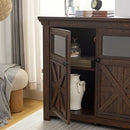 2 Doors Cabinet Large Buffet Sideboard Cabinet Bar Wine Cabinet for Entryway Living Room Buffet Cabinet Table Coffee Bar Wine Bar Storage Cabinet for Dining Room Espresso