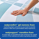 Queen Dreamlife Gel Memory Foam Mattress Surface Guard