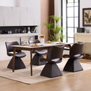 Modern Swivel Dining Chair With High Back