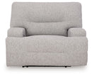 Acklen Place - 4 Pc. - 3-Piece Power Reclining Sectional Sofa With Raf Chaise, Wide Seat Power Recliner - Pewter