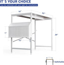 32 Inch Computer Desk With Storage Bag And Headphone Hook