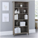Salinas 63 Inch High Bookcase Driftwood Gray Modern