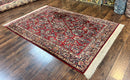 Karastan Rug 5.9 x 9 Red Sarouk