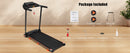 Treadmills for Home, 2.5HP Quiet Folding Treadmill with Heart Rate Sensor,  300lbs Weight Capacity, 7.5MPH, Incline Treadmill With USB Charge Station For Android & Bluetooth Speaker, 6 Shock-Absorbing