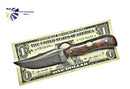 Damascus Steel Skinner Knife, Rosewood Grip BY TITAN TD-178