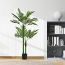 New high-end market indoor leaf simulation 180CM double rod loose tail sunflower 18-leaf pot travelers simulated artificial plants 1pcs/set