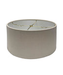 Textured Oatmeal Hardback Drum Lampshade 14"x14"x7"