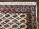 Karastan Rug 8.2 x 11.6 Beige Bokhara, Wool Pile, Vintage Discontinued Karastan Area Rug, Belgium Power Loomed Rug