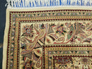 12' X 18' One-of-a-Kind Indian Agra Hand-Knotted Wool Rug Handmade Organic Dyes