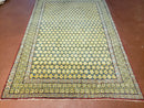 5x7 Authentic Handmade Rug Star Of David Wool Rug Green Rug Gold Rug 4x6 Rug