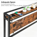 King Size Headboard with USB Ports and Storage Rack