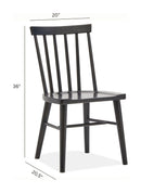 Lindon - Dark Dining Side Chair (Set of 2) - Dark Brown