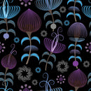 Dark Vintage Flowers Wallpaper