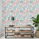 Pastel Colors of Flowers Wallpaper