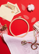 8mm Screwed Wooden Embroidery Hoop by Nurge 100-6