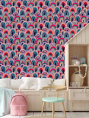 Brightly Color Rainbows Wallpaper