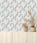 Voguish Pink Flowers Wallpaper Vogue High-Quality
