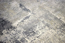 Gray Modern Abstract Wool And Viscose 8x10 Area Rug