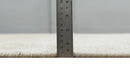 Hand Knotted Ivory and Beige Modern Contemporary Recycled Silk Area Rug