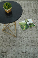 Hand Knotted Wool Blend Traditional Silver and Brown Area Rug