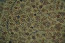 Traditional Persian Camel And Brown Hand Knotted Wool Area Rug