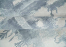 8x10 Beige and Gray Modern Abstract Handmade Fine Art Silk Area Rug