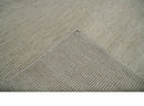 8x10 Beige and Ivory Hand Knotted Rug Contemporary area Rug