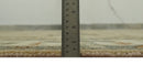 8x10 Camel, Ivory and Gray Hand knotted Oriental Oushak wool area rug