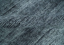 8x10 Charcoal and Silver Blended Hand knotted Bamboo Silk Area Rug