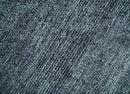 8x10 Charcoal and Silver Blended Hand knotted Bamboo Silk Area Rug