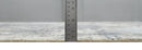 8x10 Charcoal, Beige and Gray Modern Abstract Distressed Finish High Low texture Hand Knotted Rug
