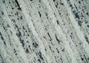 8x10  Contemporary Loop and Cut texture Hand knotted Ivory and Charcoal wool Area Rug