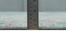 8x10 Fine Hand Knotted Beige and Blue Modern Abstract Style Wool and Silk Area Rug