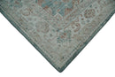 Traditional Brown And Teal Hand Woven Wool 8x10 Area rug