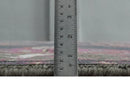 8x10 and 10x14 Hand Knotted Charcoal, Silver and Pink Traditional Wool Area Rug