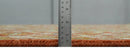 8x10 Hand Knotted Rust, Beige and Gray Oriental Traditional Wool Area Rug