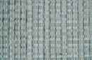 8x10 Hand Made Checkered Blue, Ivory and Brown Scandinavian Blended Wool Flatwoven Area Rug | KE40