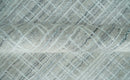 8x10 Hand Made Shaded White and Gray Blended Wool Flatwoven Area Rug