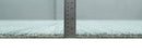 8x10 Hand Made Silver and Teal Solid Scandinavian Blended Wool Flatwoven Area Rug | KE27