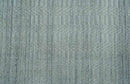 8x10 Hand Made Solid Silver And Gray Blended Wool Flatwoven Area Rug