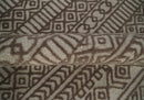 8x10 Hand Tufted Ivory and Bronze Stripes Pattern Rug Multi Size Living Room and Bedroom Rug | TRD6530810S