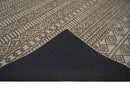 8x10 Hand Tufted Ivory and Bronze Stripes Pattern Rug Multi Size Living Room and Bedroom Rug | TRD6530810S