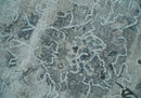 8x10 Ivory, Gray and Silver Modern Erased Traditional Handmade Art Silk Area Rug