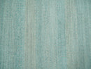 8x10 Modern Geometric Trellis Scandinavian Hand Knotted Blue and Ivory Wool Area Rug | TRDCP937810