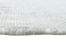 Hand Loom 8x10 Modern Abstract Gray And Silver Viscose Rug