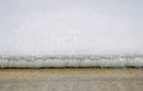 Modern Solid Design Silver Hand Loom Viscose 5x8 Area Rug