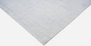 Modern Solid Design Silver Hand Loom Viscose 5x8 Area Rug